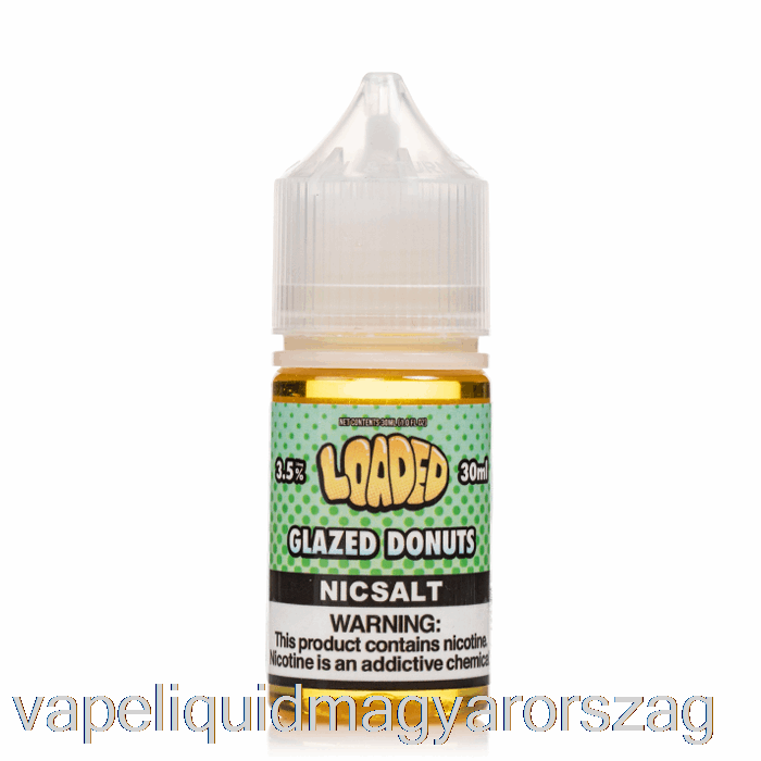 Mázas Fánk - Töltött Sók - Kíméletlen Gőzök - 30ml 20mg Vape Toll